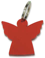 Schlüsselanhänger "Engel" - rot