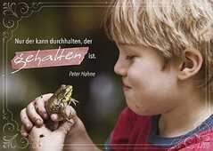 Peter Hahne - Postkarten "Nur der kann durchhalten", 4er-Serie Postkarten "Nur der kann durchhalten", 4er-Serie