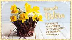 Schokoladengrüße "Gesegnete Ostern" (40g)