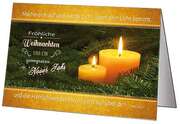 Faltkarten Weihnachten, 5 Stück Faltkarten Weihnachten, 5 Stück