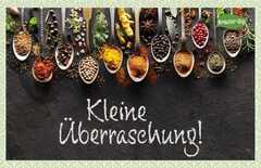 Kräuter-Dip-Postkarte - Kleine Überraschung Kräuter-Dip-Postkarte - Kleine Überraschung