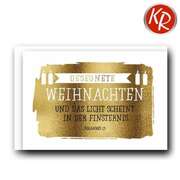 Faltkarte - Weihnachten Joh. 1,5 Faltkarte - Weihnachten Joh. 1,5