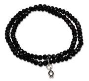 Perlenarmband - schwarz Perlenarmband - schwarz