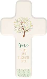 Holzkreuz für Kinder "Gott segne und beschütze dich" Holzkreuz für Kinder "Gott segne und beschütze dich"