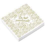 Servietten "Du bist wundervoll" (Gold Edition) Servietten "Du bist wundervoll" (Gold Edition)