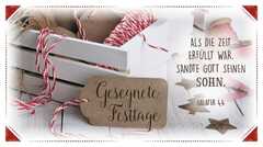 Schokoladengrüße "Gesegnete Festtage" (40g) Schokoladengrüße "Gesegnete Festtage" (40g)