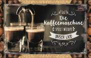 Kaffeekarte - Die Kaffeemaschine spielt wieder unser Lied. Kaffeekarte - Die Kaffeemaschine spielt wieder unser Lied.