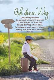 Ruth Heil - Faltkarte: Geh deinen Weg - neutral Faltkarte: Geh deinen Weg - neutral