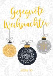 Faltkarte "Gesegnete Weihnachten" Faltkarte "Gesegnete Weihnachten"