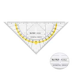 Geodreieck - neon-gelb Geodreieck - neon-gelb