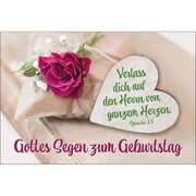 Postkarten: Gottes Segen zum Geburtstag 4 Stück Postkarten: Gottes Segen zum Geburtstag 4 Stück