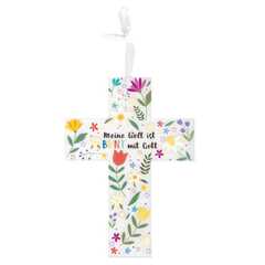 Kreuz "Meine Welt ist bunt mit Gott" Kreuz "Meine Welt ist bunt mit Gott"