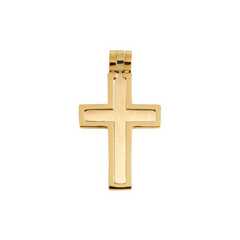 Anhänger Edelstahlkreuz - goldfarben Anhänger Edelstahlkreuz - goldfarben