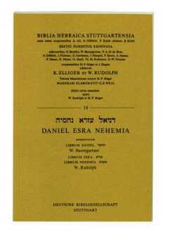 Biblia Hebraica Daniel, Esra, Nehem