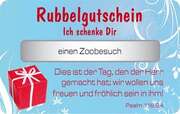 Rubbelgutschein - "Zoobesuch" Rubbelgutschein - "Zoobesuch"