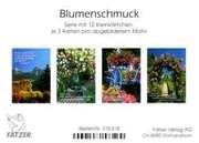 Kleinkärtchenserie Blumenschmuck, 12 Stück Kleinkärtchenserie Blumenschmuck, 12 Stück
