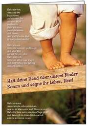 Martin Buchholz-Fiebig - Faltkarte - Halt deine Hand - Geburt Faltkarte - Halt deine Hand - Geburt