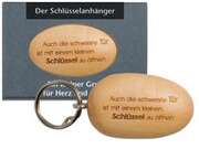 Schlüsselanhänger "Auch die schwerste Tür ..." Schlüsselanhänger "Auch die schwerste Tür ..."