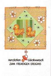 Faltkartenserie Geburt - 5 Stück Faltkartenserie Geburt - 5 Stück