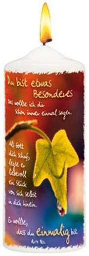 Foto-Kerze "Du bist etwas Besonderes" - Large Foto-Kerze "Du bist etwas Besonderes" - Large