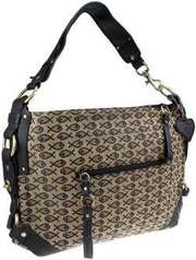 Handtasche für Damen "Fisch" - beige-schwarz Handtasche für Damen "Fisch" - beige-schwarz