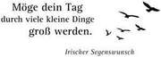 Wanddekor Motiv "Tag" - dunkelbraun 95cm Wanddekor Motiv "Tag" - dunkelbraun 95cm