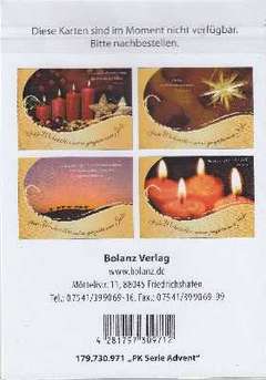 Postkartenserie Frohe Weihnachten - 12 Stück