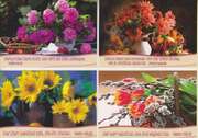 Kleinkärtchenserie Blumenbouquets, 12 Stück Kleinkärtchenserie Blumenbouquets, 12 Stück