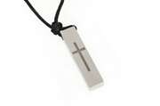 Kette mit Anhänger "Block/Kreuz" Kette mit Anhänger "Block/Kreuz"