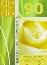 Grußkarte - 90 Grußkarte - 90