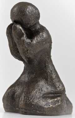 Figur "Betend" - bronzefarben