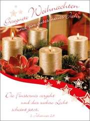 Grußkarte - Gesegnete Weihnachten Grußkarte - Gesegnete Weihnachten
