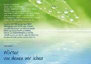 Lothar Zenetti - Postkarten: Wörter, von denen wir leben, 4 Stück Postkarten: Wörter, von denen wir leben, 4 Stück