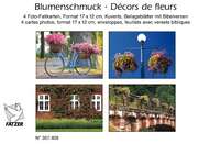 Faltkartenbox Blumenschmuck, 4 Stück Faltkartenbox Blumenschmuck, 4 Stück