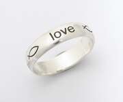 Fingerring "True love waits..." - 20 mm Fingerring "True love waits..." - 20 mm