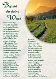 Paul Gerhardt - Postkarten: Befiehl du deine Wege, 12 Stück Postkarten: Befiehl du deine Wege, 12 Stück