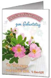 Faltkarten Geburtstag, 5 Stück Faltkarten Geburtstag, 5 Stück
