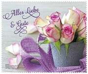 Mikrofasertuch "Alles Liebe & Gute" Mikrofasertuch "Alles Liebe & Gute"