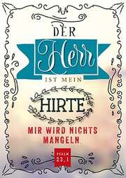 Dietmar Reichert - Postkarten: Der Herr ist mein Hirte, 4 Stück Postkarten: Der Herr ist mein Hirte, 4 Stück
