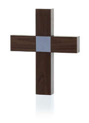 Holzkreuz klein - Nussbaum - Motiv Pax Holzkreuz klein - Nussbaum - Motiv Pax