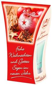Handcreme "Frohe Weihnachten und Gottes Segen im neuen Jahr" Handcreme "Frohe Weihnachten und Gottes Segen im neuen Jahr"