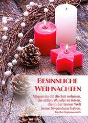 Postkarten: Besinnliche Weihnachten, 4 Stück Postkarten: Besinnliche Weihnachten, 4 Stück